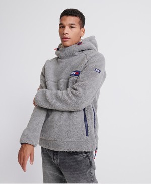 Superdry Celsius Sherpa Férfi Kapucnis Pulóver Szürke | VBLAY2546